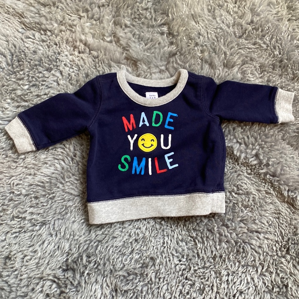 3-6 month sweatshirt